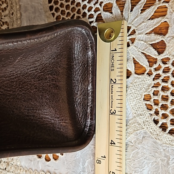 Vintage Brighton Donna Classic Tote Chocolate Croco Leather Shoulder Bag Purse - Picture 15 of 16